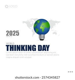 World Thinking Day is an annual celebration on February 22nd, observed by Girl Guides and Girl Scouts worldwide