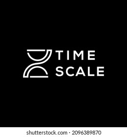 world time scale logo design