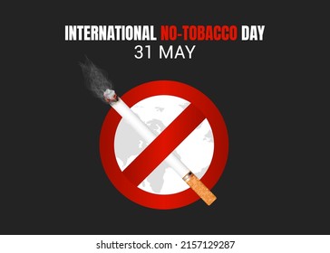 World tobacco day banner or template