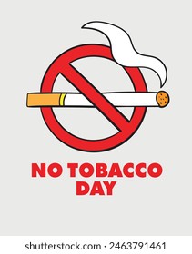 World Tobacco Day. cigarette and lungs creative concept design for poster, banner vector illustration