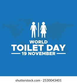 World Toilet Day. Toilet day creative concept. vector illustration world toilet day. World Toilet Day held on 19 November. banner, ads, poster design