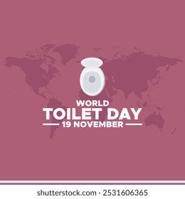 World Toilet Day. Toilet day creative concept. vector illustration world toilet day. World Toilet Day held on 19 November. banner, ads, poster design