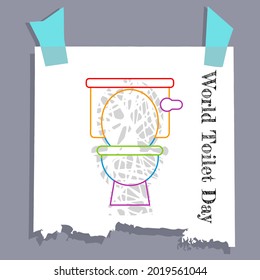 World Toilet Day Design Vector -  It is about taking action to tackle the global sanitation crisis