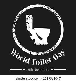 World Toilet Day Design Vector -  It is about taking action to tackle the global sanitation crisis