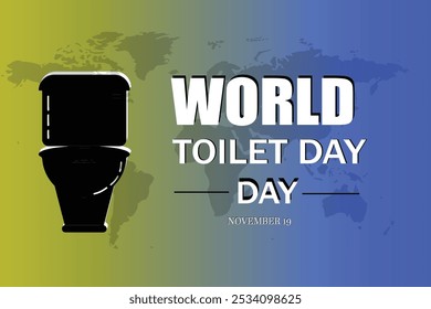 World Toilet Day. November 19. Holiday concept. Template for background. World toilet day theme template. Vector illustration