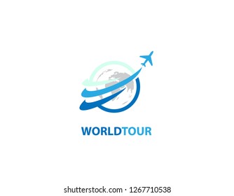  World tour logo design