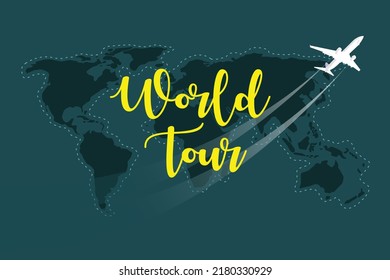 Ilustración de vectores World Tour Premium