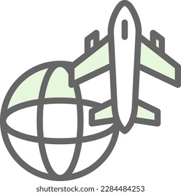 World TourFillay Vector Icon Design