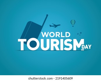 World Tourism Day concept vector illustration. Travel concept background.