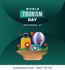 World Tourism Day Design Illustration