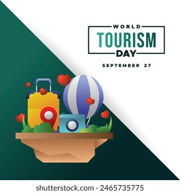 World Tourism Day Design Illustration