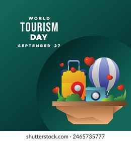 World Tourism Day Design Illustration