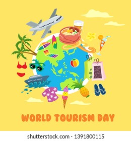 World Tourism Day Graphic and Illustration