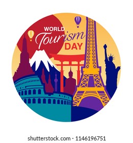 3,080 World tourism day design template Images, Stock Photos & Vectors ...