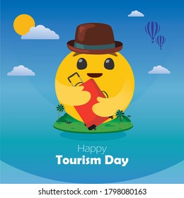 Ilustración vectorial del logotipo del Día Mundial del Turismo