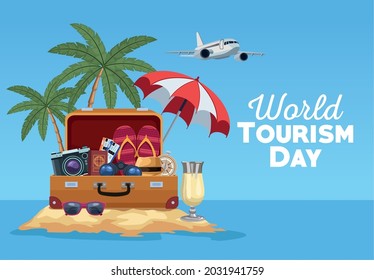 world tourism day seascape scene