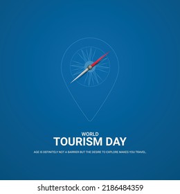 World Tourism Day. Travel Concept.  3D Illustration. 