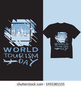 World tourism day t-shirt design design