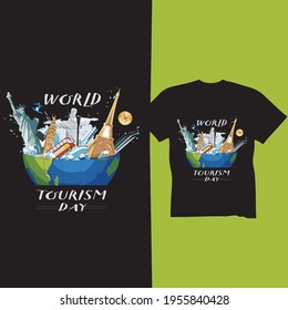 World Tourism Day T-shirt Design t-shirt