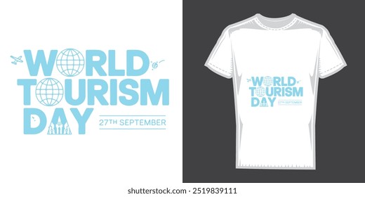 World Tourism Day t-shirt Design