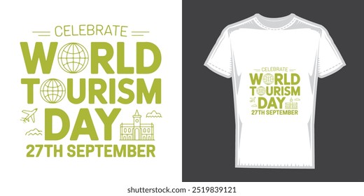 World Tourism Day t-shirt Design