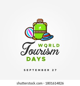 World Tourism Day Vector Design Illustration For Celebrate Moment