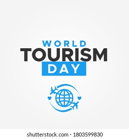 Ilustración del diseño de vectores del Día Mundial del Turismo