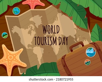 world tourism day, vector style