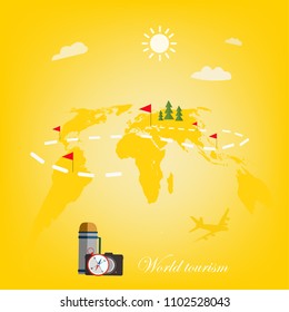 World tourism. Travel around the world.