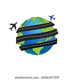 World tourism vector graphics here