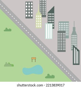 world town planning day vector
