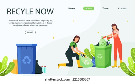 World trash day banner. Eps 10