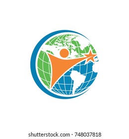 World Travel Logo Design