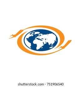 World Travel Logo Template
