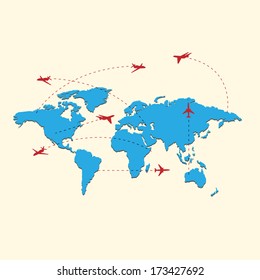 46,675 World map travel flies Images, Stock Photos & Vectors | Shutterstock