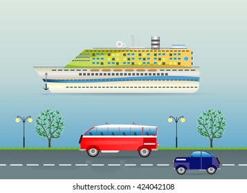 World travel on different modes of transport