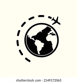 World Traveling International Traveling Sign Design Stock Vector ...