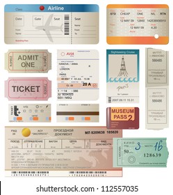 World traveller tickets collection