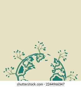 world tree day concept design