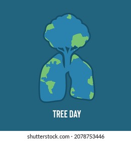 World Tree Day Vector Illustration