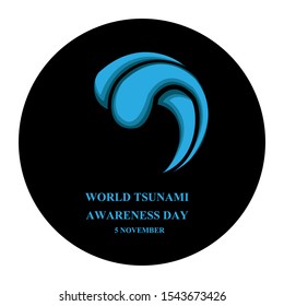 World Tsunami awareness day, 5 November banner