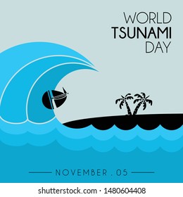 World Tsunami Day, seen from the beach