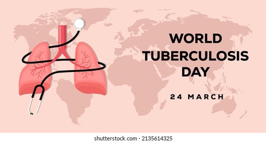 world tuberculosis day background illustration