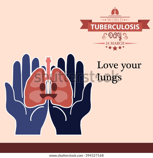 World Tuberculosis Day Cartoon Design Illustration Stock Vector Royalty Free 394327168