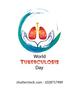 World Tuberculosis Day concept for greeting card, poster and banner.