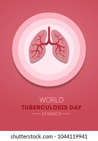 World tuberculosis day. Event for illness awareness.