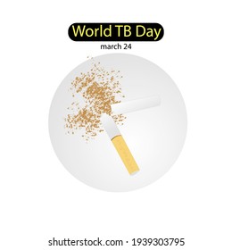 World Tuberculosis Day. illustration vector