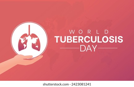 World Tuberculosis Day Observed every year of March 24, Medical Awareness Vector banner, flyer, poster and social medial template design.