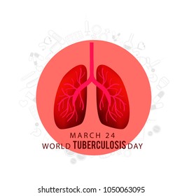 
World Tuberculosis Day Poster Or Banner Background.