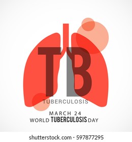 World Tuberculosis Day Poster Or Banner Background.